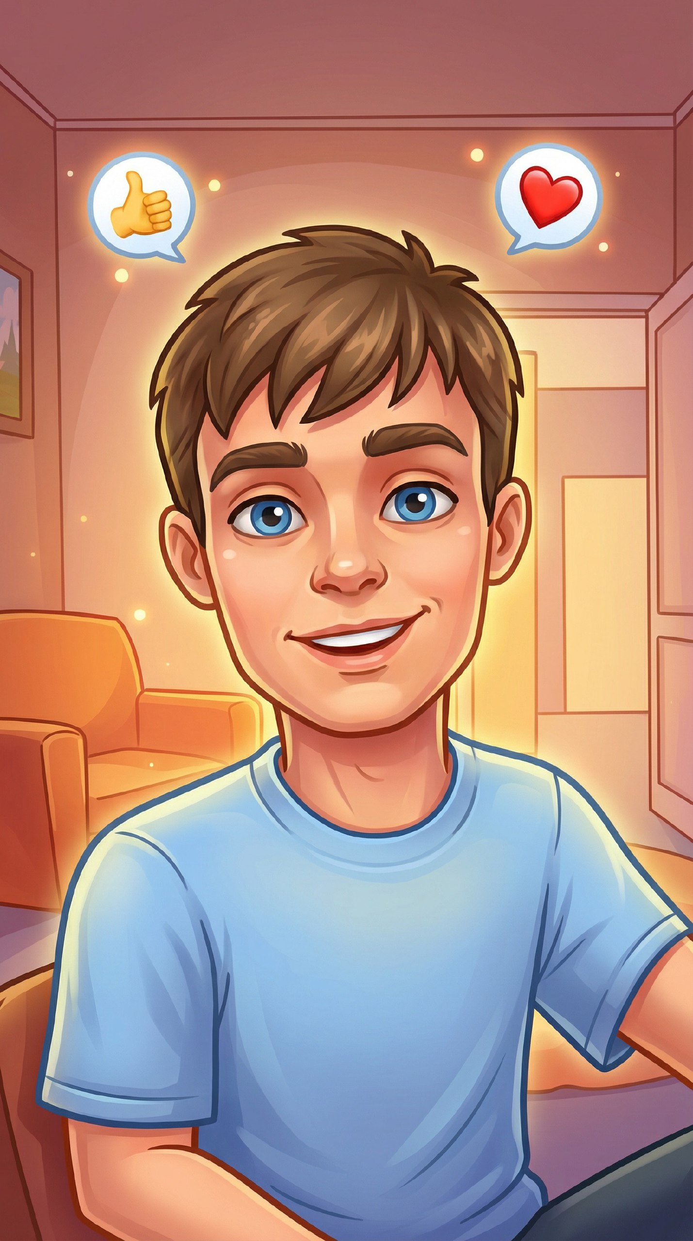 Стиль Telegram иллюстраций